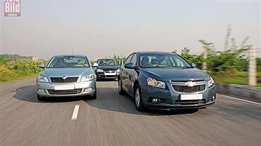 Chevrolet Cruze vs Skoda Laura vs VW Jetta