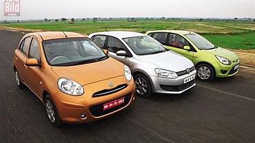 Ford Figo vs Nissan Micra vs Volkswagen Polo