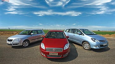 Fiat Linea vs Skoda Fabia vs Toyota Innova