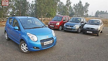 Maruti Suzuki A-star vs Alto vs Swift vs Wagon R