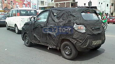 Mahindra S101 caught testing alongside Quanto