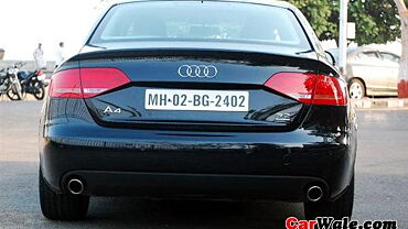 Discontinued Audi A4 2013 Rear View