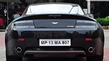 Discontinued Aston Martin V8 Vantage 2018 Rear View