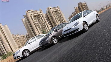 Honda Civic Vs Renault Fluence Vs Skoda Laura