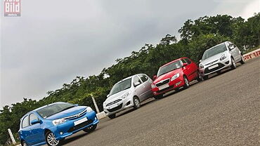 Ford Figo VS Hyundai i10 VS Skoda Fabia VS Toyota Liva