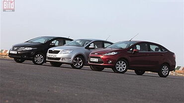 Ford Fiesta vs Honda City vs Skoda Rapid