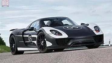 Porsche starts testing the 918 Spyder prototype - CarWale
