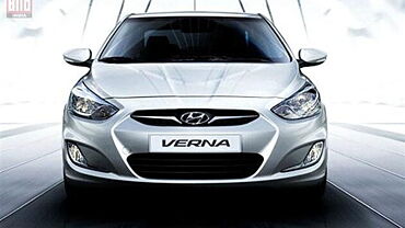 Discontinued Hyundai Verna 2011 Front View