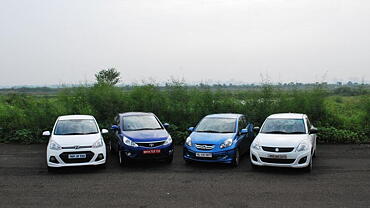 Maruti Suzuki Dzire vs Honda Amaze vs Hyundai Xcent vs Tata Zest