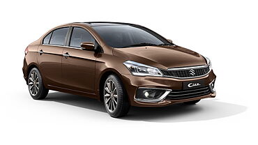 Ciaz Prme. Dignity Brown and Black roof Colour - CarWale
