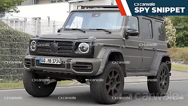 Mercedes Benz G Class 4x4 Squared Spied Sans Camouflage Carwale