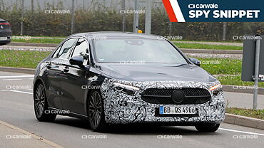 India-bound Mercedes-Benz A-Class limousine facelift begins testing