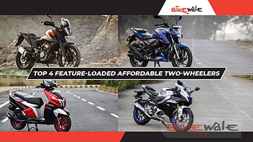 Top 4 feature-loaded affordable two-wheelers in India