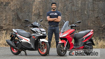 Yamaha Aerox 155 vs Aprilia SXR 160: Maxi-Scooter Comparison Test Review 