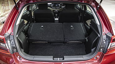 Toyota Glanza Bootspace Rear Seat Folded