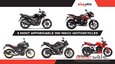 Top 5 most affordable 150-160cc bikes in India - Yamaha FZ S, Apache RTR and more