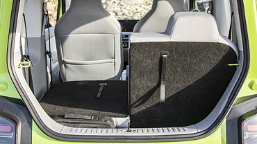 MG Comet EV Bootspace Rear Split Seat Folded