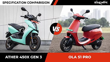 Ather 450X Gen 3 vs Ola S1 Pro: Specification Comparison