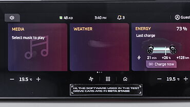 Mahindra XEV 9e AC Controls