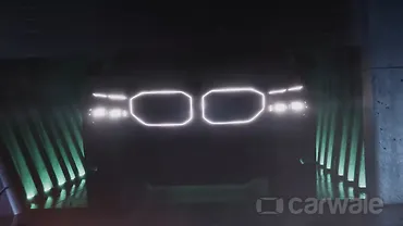 BMW XM officially teased with illuminated grille ahead of debut