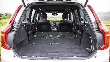 Volvo XC90 Bootspace Second and Third Row Folded