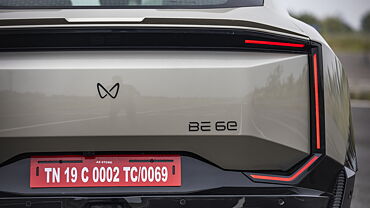 Mahindra BE 6e Rear Logo