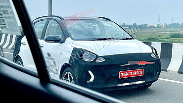 Hyundai Grand i10 Nios facelift spied testing