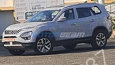 Tata Safari facelift spied testing with ADAS