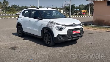 Citroen eC3 production-ready mule spied; likely to debut this month