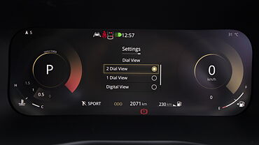 Tata Curvv Instrument Cluster