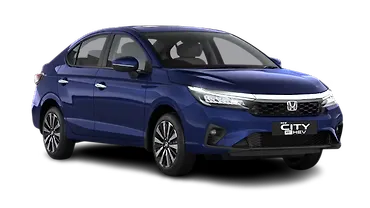 होंडा सिटी हाइब्रिड ईएचईवी ठीक सामने तीन चौथाई