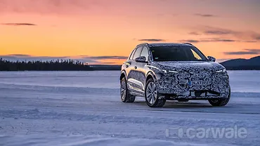 Audi Q6 E-Tron teased undergoing cold weather testing
