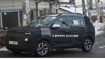 Production-ready Hyundai Exter spied