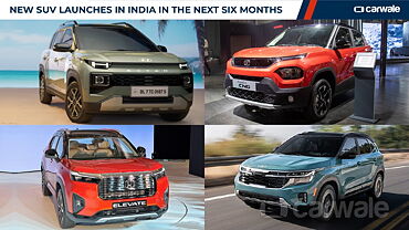 New SUV launches in India in the next six months