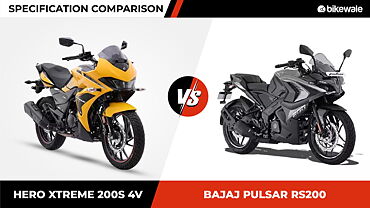 Hero Xtreme 200S 4V vs Bajaj Pulsar RS200: Specification Comparison