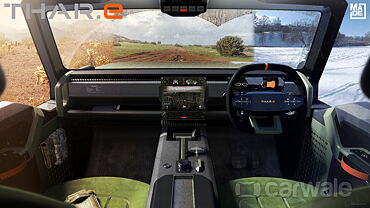 Mahindra Thar.e Dashboard