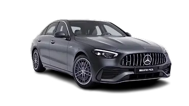 मर्सिडीज़ बेंज़ एएमजी C 43 ठीक सामने तीन चौथाई