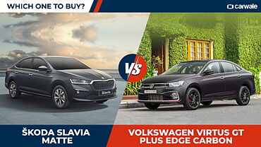 Skoda Slavia Matte Vs Volkswagen Virtus GT Plus Edge Carbon steel- which one to buy?