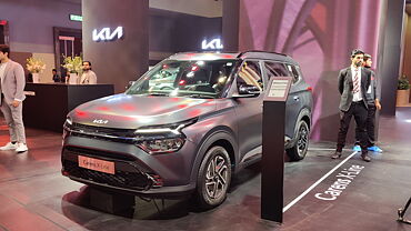 Kia Carens X-Line exhibited at Bharat Mobility Expo 2024