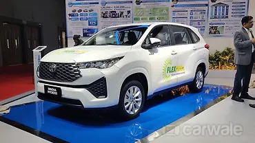 Toyota Innova Hycross Flex-Fuel showcased at Bharat Mobility Expo 2024