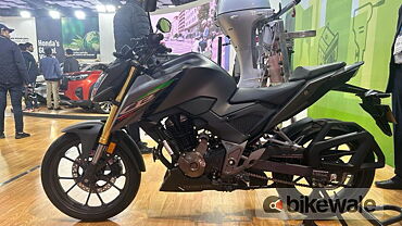 Honda CB300F flex-fuel version unveiled at Bharat Mobility Expo 2024