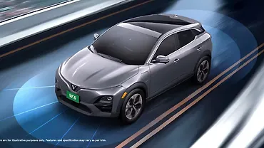 विनफ़ास्ट VF 6 लेफ्ट फ्रंट थ्री क्वार्टर