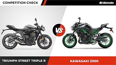 Triumph Street Triple R vs Kawasaki Z900 - Competition check