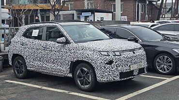 Hyundai Creta EV spied testing in Korea