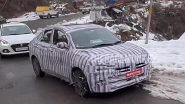 Next-gen Maruti Dzire spied testing in India