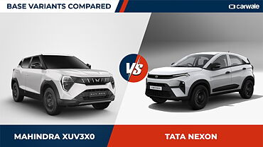 Mahindra XUV 3XO vs Tata Nexon - Base variants compared