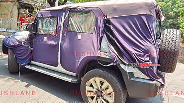 Production-ready Mahindra Thar 5-door spied; launch on 15 August