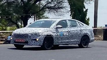 Skoda Slavia facelift in the works