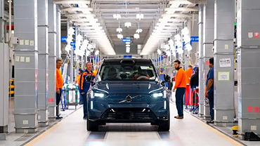 India-bound Volvo EX90 electric SUV production begins 