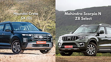 Mahindra Scorpio N Z8 Select vs Hyundai Creta SX (O) - Features Compared